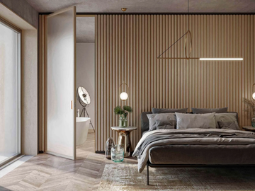 LADY - Hinged wood and glass door by CARMINATI SERRAMENTI - view 2